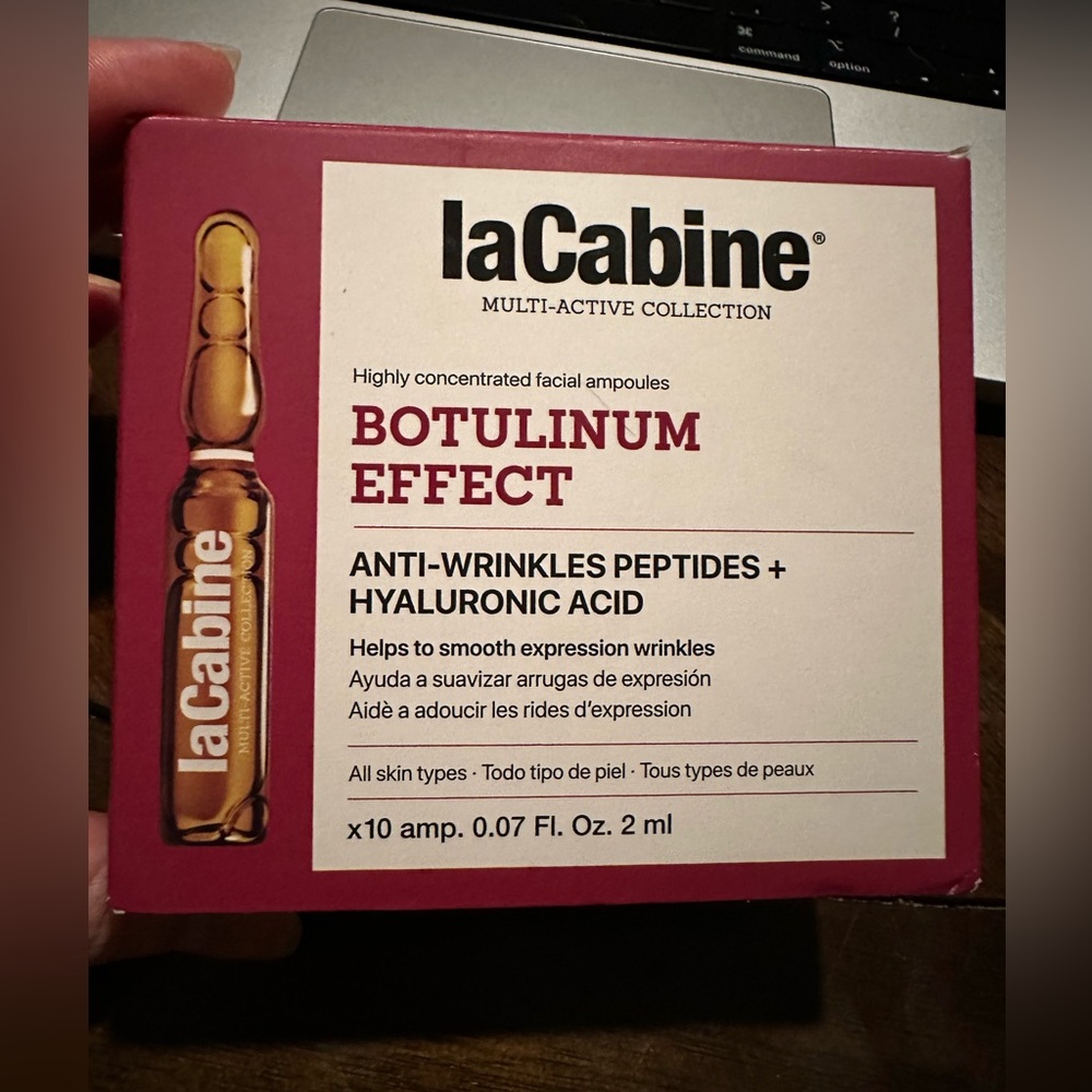💄la cabine botulinum effect anti wrinkle peptides + hyaluronic acid ampules NEW